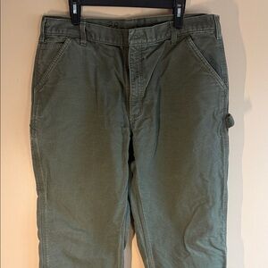 Men's Carhartt Green work Pants